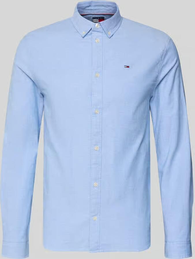 TOMMY JEANS Heren Overhemden Tjm Slim Stretch Oxford Shirt Lichtblauw - Foto 5