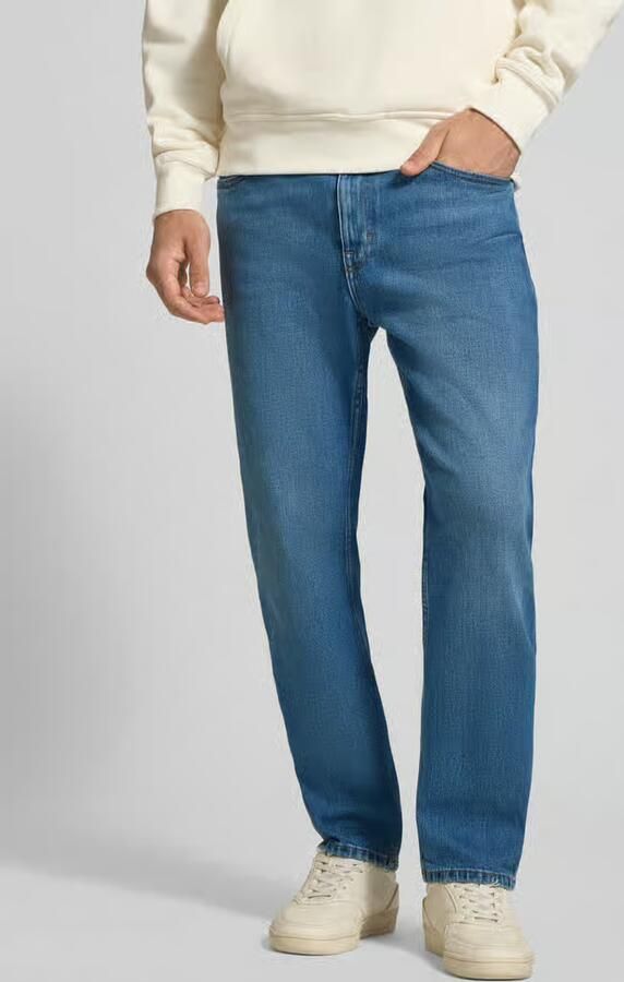 Tommy Jeans Slim straight fit jeans van katoenmix model 'RYAN' - Foto 2