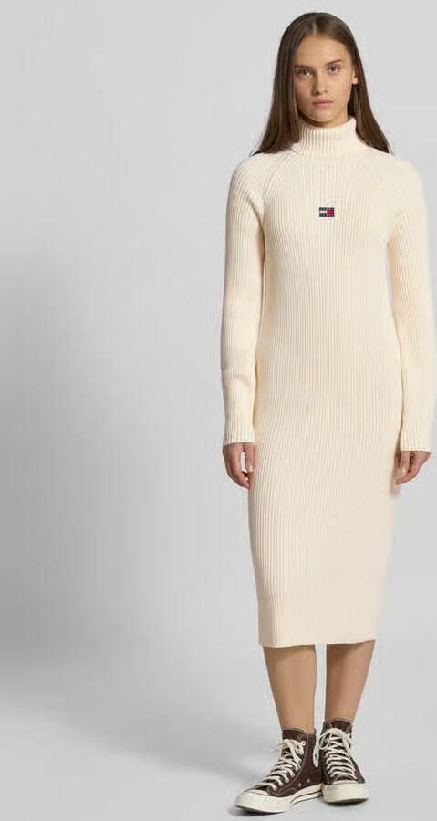 TOMMY JEANS Gebreide jurk TJW MOCKNECK BADGE SWEATER DRESS - Foto 2