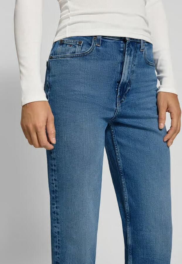 Tommy Jeans Straight fit jeans van katoenmix model 'LAYLA' - Foto 10