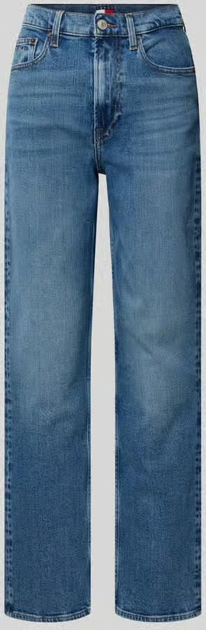 Tommy Jeans Straight fit jeans van katoenmix model 'LAYLA' - Foto 13
