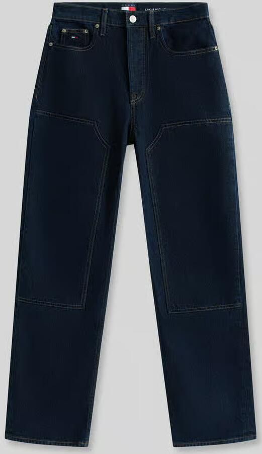 Tommy Jeans straight fit jeans van katoenmix model 'LAYLA' - Foto 3