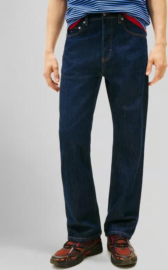 Tommy Jeans straight fit jeans van katoenmix model 'Otis' - Foto 4
