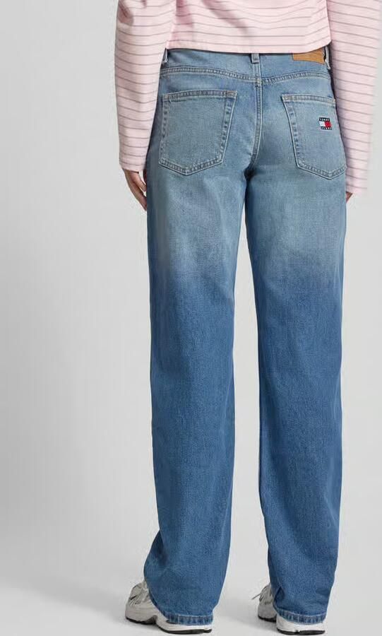 Tommy Jeans straight fit jeans van katoenmix model 'SOPHIE' - Foto 3