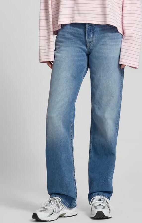 Tommy Jeans straight fit jeans van katoenmix model 'SOPHIE' - Foto 2