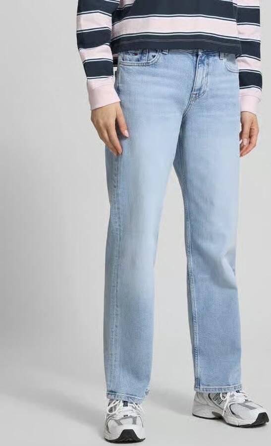 Tommy Jeans straight fit jeans van mix van katoen en lyocell model 'SOPHIE' - Foto 3