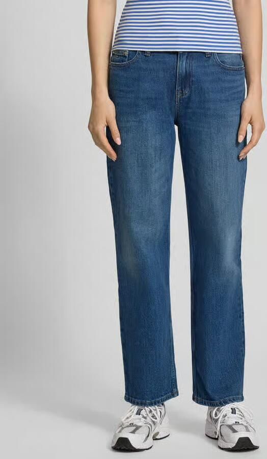 Tommy Jeans straight leg jeans van katoenmix model 'SOPHIE' - Foto 2