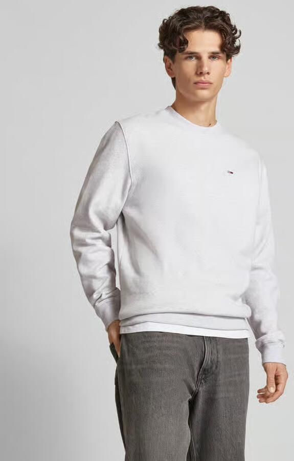 TOMMY JEANS Sweatshirt TJM REG S FLAG CREW Met geborduurd merklogo op borsthoogte - Foto 12