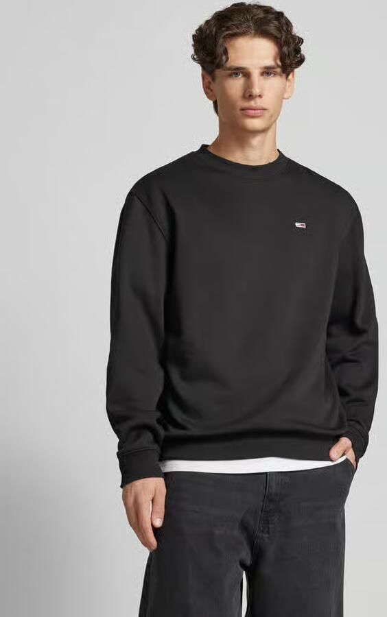TOMMY JEANS Sweatshirt TJM REG S FLAG CREW Met geborduurd merklogo op borsthoogte - Foto 9