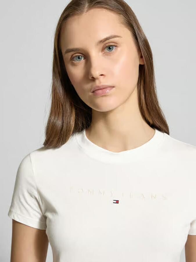 Tommy Hilfiger Overhemd Klassiek T-shirt met logo korte mouw en ronde hals - Foto 2