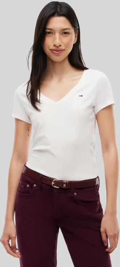 Tommy Jeans T-shirt met klein logodetail - Foto 3