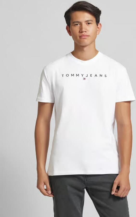 TOMMY JEANS T-shirt TJM REG LINEAR LOGO TEE EXT - Foto 10