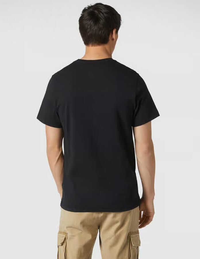 TOMMY JEANS T-shirt TJM ESSENTIAL SOLID TEE met ronde hals en subtiele logo-vlag - Foto 4