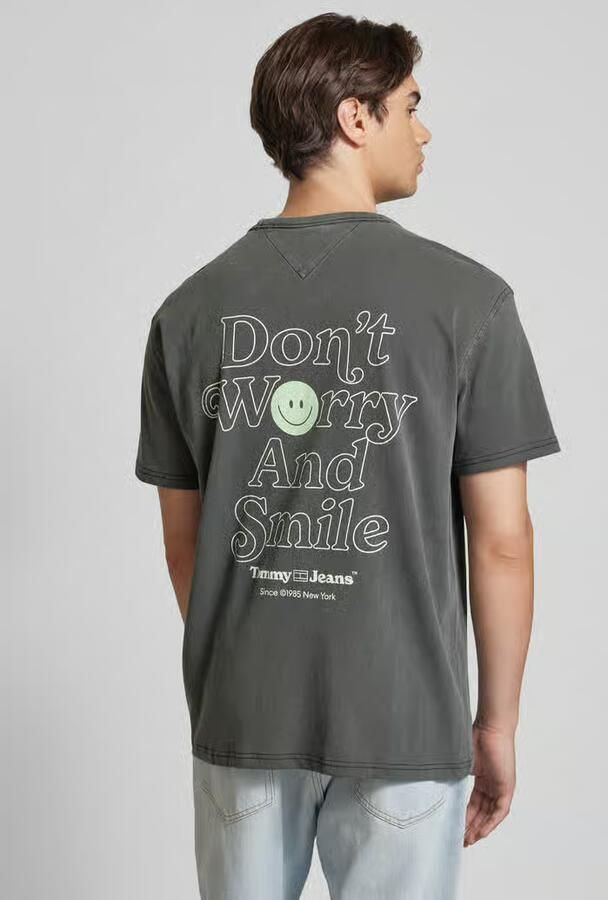 Tommy Jeans Regular fit T-shirt met labelprint model 'NOVELTY GRAPHIC'