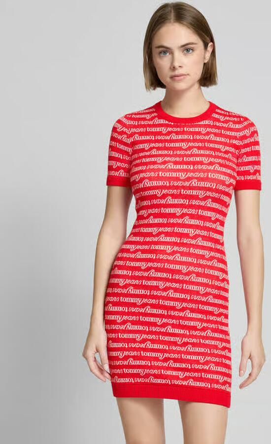 Tommy Jeans T-shirtjurk met ronde hals model 'SCRIPT' - Foto 2