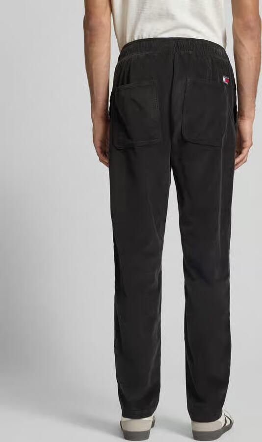 Tommy Jeans Tapered corduroy broek van zuiver katoen model 'ISAAC'