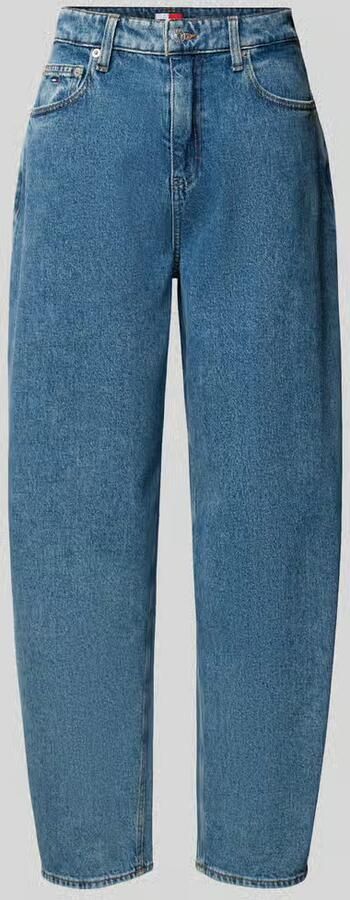 Tommy Jeans Tapered fit jeans van katoenmix model 'JEANIE BALLOON AI4136'