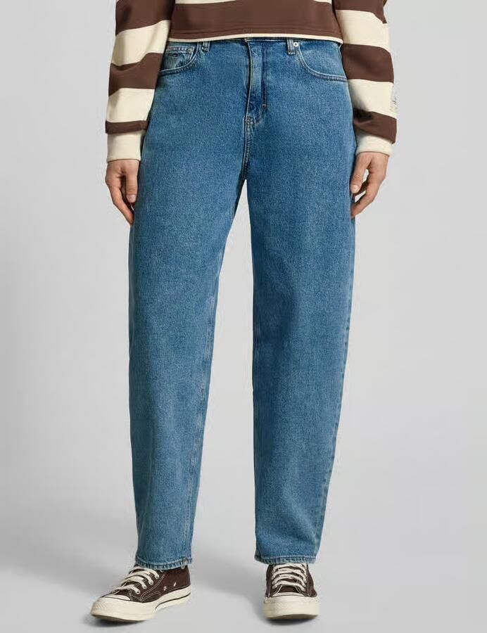 Tommy Jeans Tapered fit jeans van katoenmix model 'JEANIE BALLOON AI4136' - Foto 3