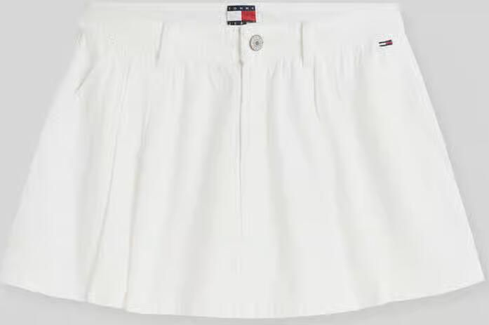 Tommy Jeans Uitlopende mini-rok van puur katoen - Foto 2