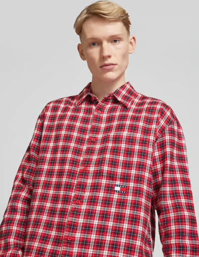 Tommy Jeans Vrijetijdsoverhemd met knoopsluiting