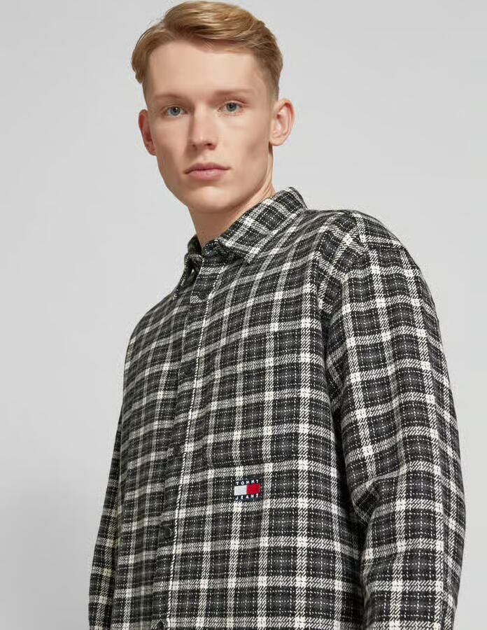 Tommy Jeans Vrijetijdsoverhemd met knoopsluiting