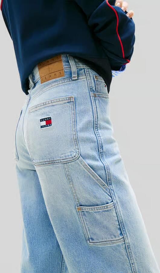 Tommy Jeans Wide & loose fit jeans van katoenmix model 'CLAIRE' - Foto 2