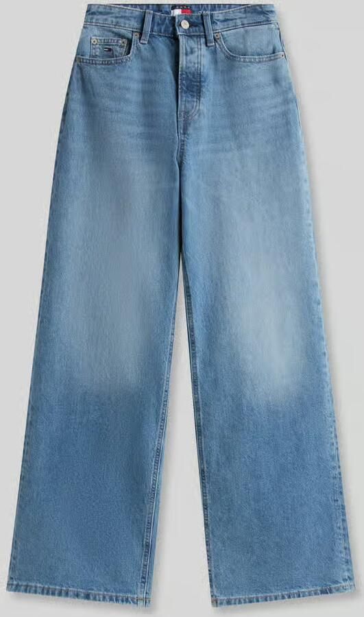 Tommy Jeans Wide & loose fit jeans van katoenmix model 'CLAIRE' - Foto 4