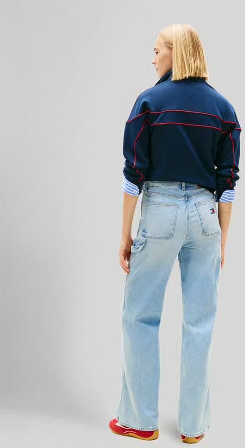 Tommy Jeans Wide & loose fit jeans van katoenmix model 'CLAIRE' - Foto 3
