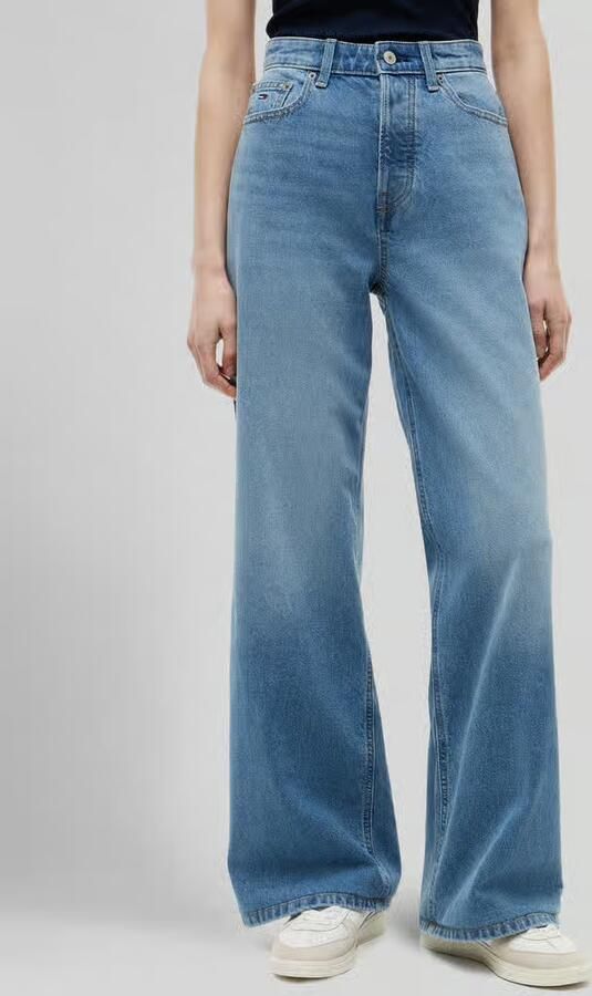Tommy Jeans Wide & loose fit jeans van katoenmix model 'CLAIRE' - Foto 5