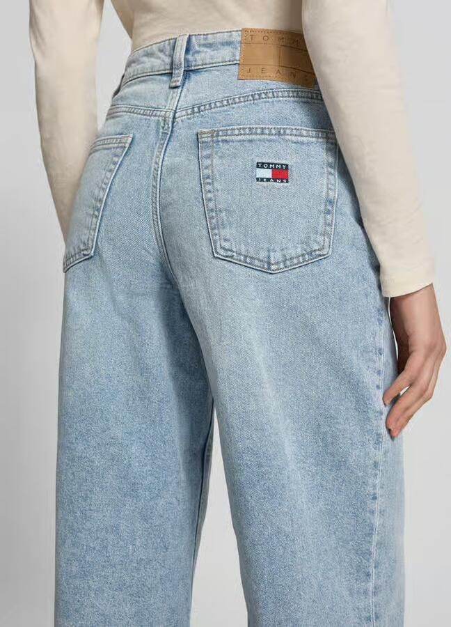 Tommy Jeans Wide leg jeans van katoenmix