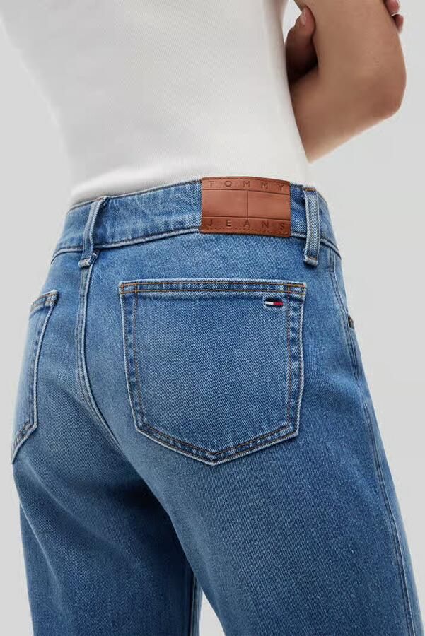 Tommy Jeans Wide leg jeans van katoenmix
