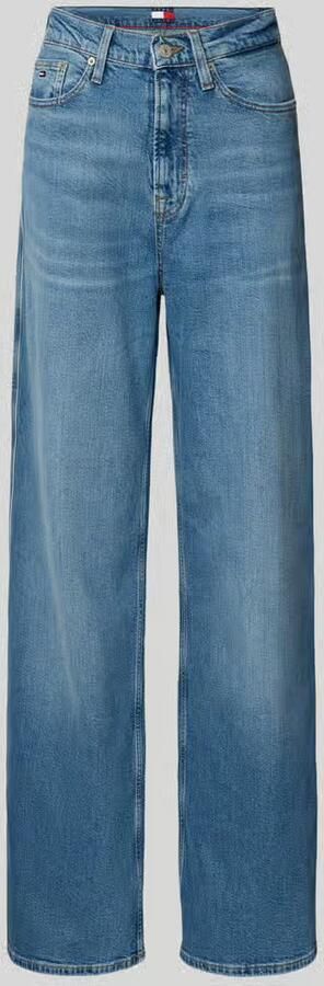 Tommy Jeans Wide leg jeans van katoenmix model 'CLAIRE'
