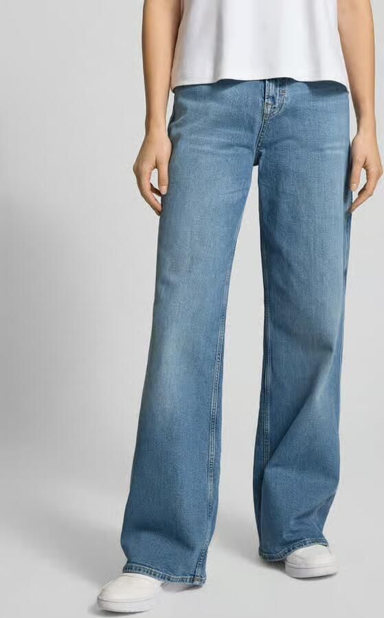 Tommy Jeans Wide leg jeans van katoenmix model 'CLAIRE' - Foto 5