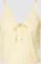 Tommy Jeans Top met V-hals model 'POPLIN' - Thumbnail 1