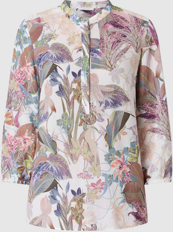 Toni Dress Blouseshirt met bloemenmotief model 'Alis'