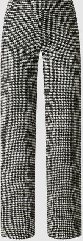 Toni Dress Comfortbroek met pepitapatroon