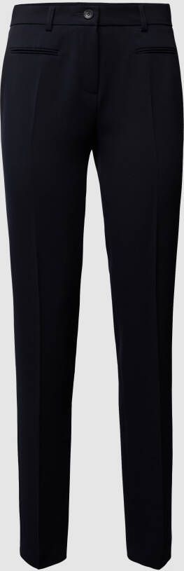 TONI Slim fit stoffen broek met persplooien model 'Sally'