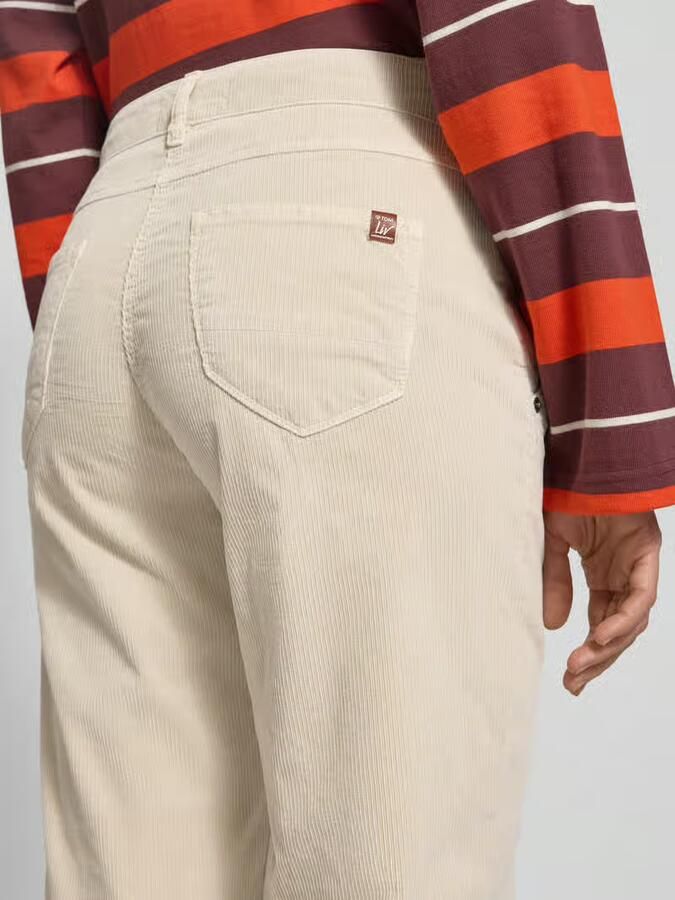 TONI Corduroy broek met 5-pocketmodel model 'LIV' - Foto 2
