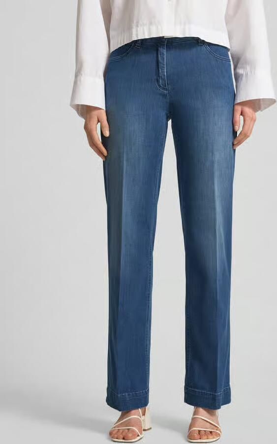 TONI dames wide leg jeans met steekzakken model 'Jenny' - Foto 2