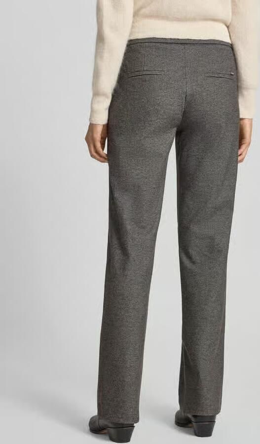 TONI Regular fit stoffen broek met viscose model 'Jenny'