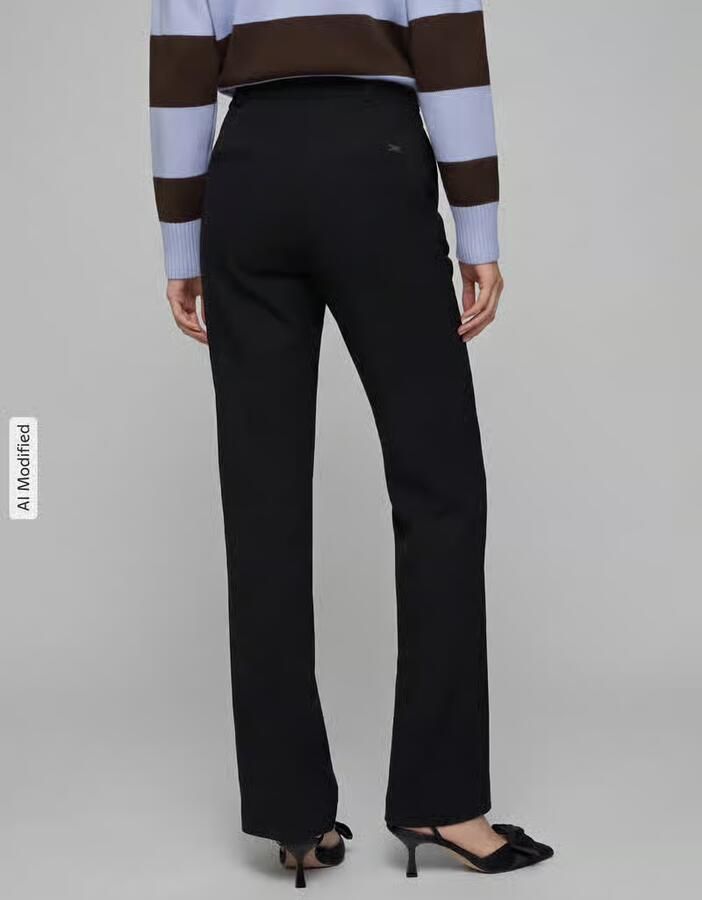 TONI Regular fit wijdte broek met viscosemodel model 'Jenny Wide' - Foto 2