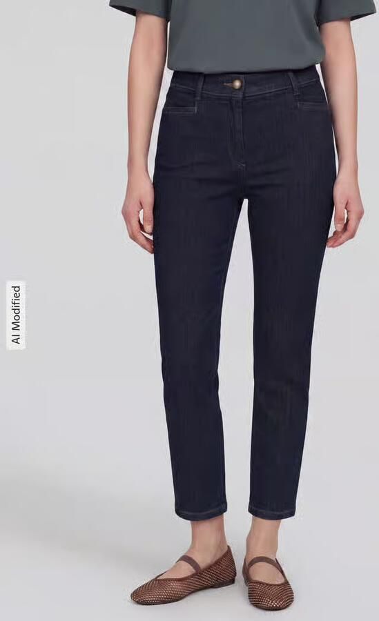 TONI Slim fit jeans van katoenmix model 'Jenny Smart' - Foto 2