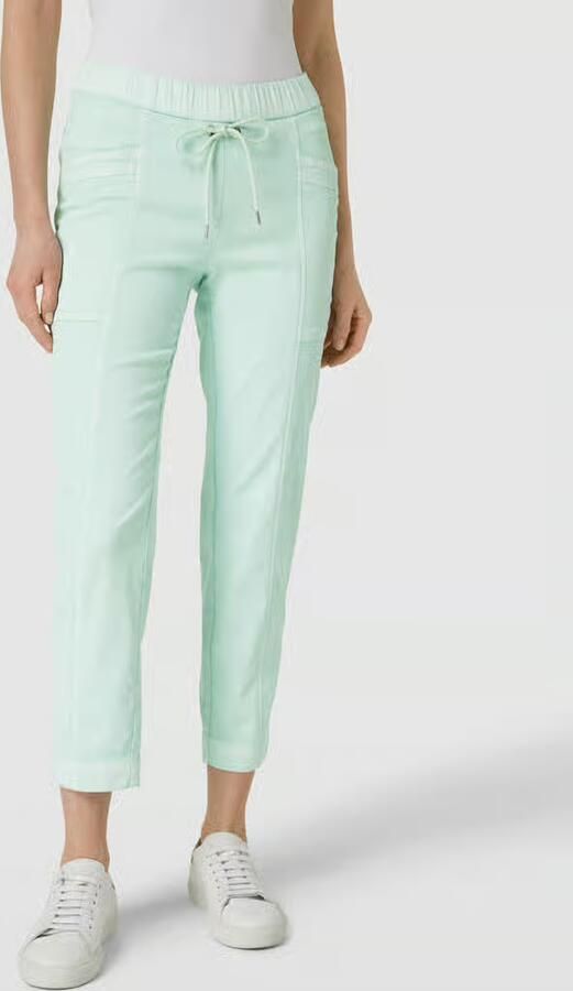 Toni Dress Slim fit stoffen broek met siernaden model 'SUE' - Foto 2
