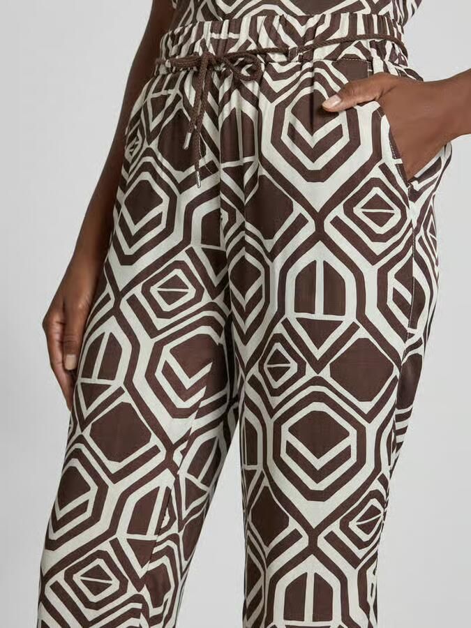 TONI Stofbroek met bindceintuur model 'Pia'