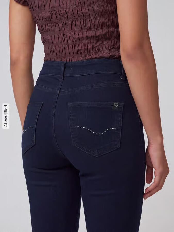 TONI straight fit jeans van katoenmix model 'LIV'