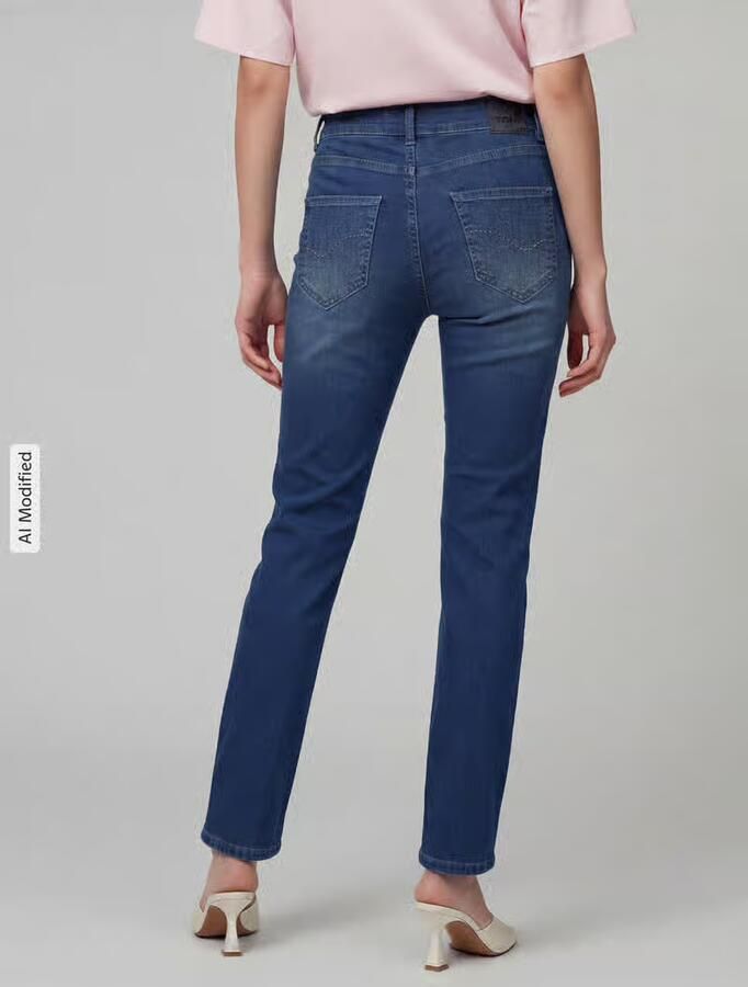 TONI straight fit jeans van katoenmix model 'LIV' - Foto 3
