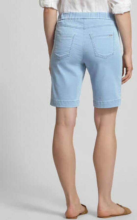 TONI straight fit korte broek met achterzakken model 'Sue'