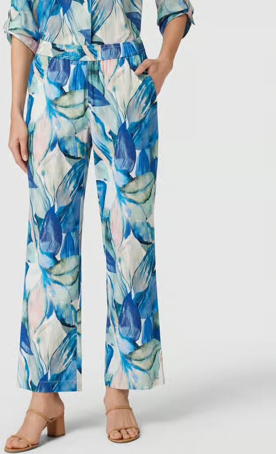 Toni Dress Straight leg stoffen broek met bloemenmotief model 'Summer' - Foto 2