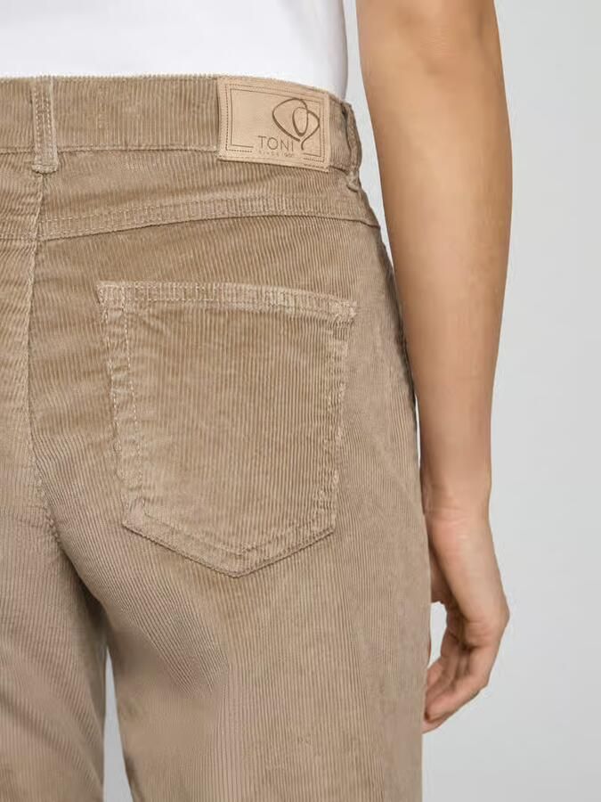 TONI Wide fit corduroy broek met steekzakken model 'Liv' - Foto 2