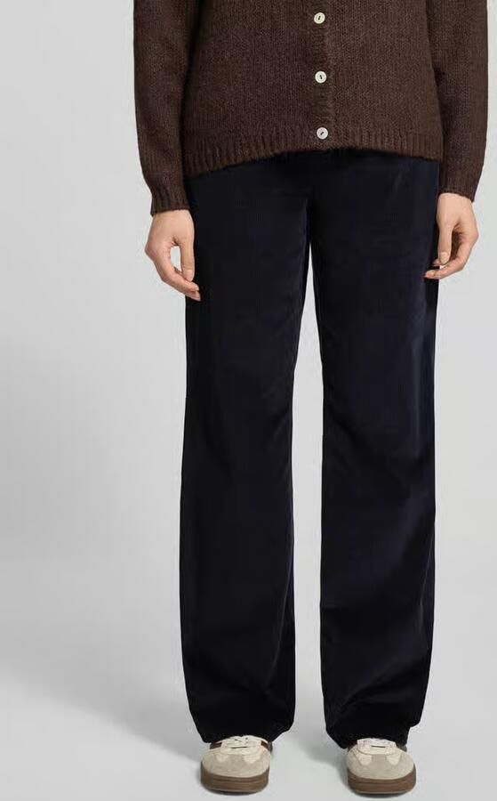 TONI Wide fit corduroy broek met steekzakken model 'Liv' - Foto 3